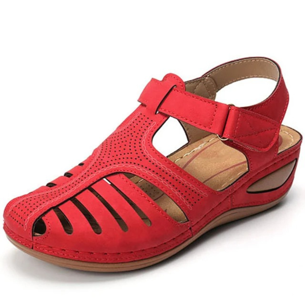 Lekkie orthopedyczne buty fly knitted | Doskonały komfort-35-Czerwony-Trend Polska