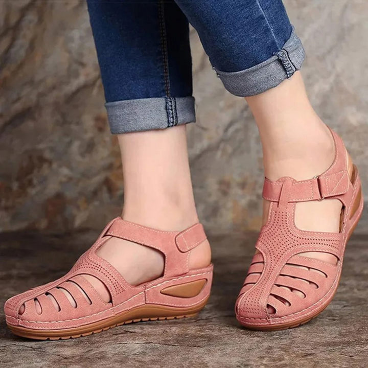 Lekkie orthopedyczne buty fly knitted | Doskonały komfort-35-Różowy-Trend Polska