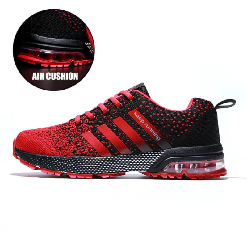 Lekkie ortopedyczne sneakersy - AeroFlex-Czerwony-36-Trend Polska