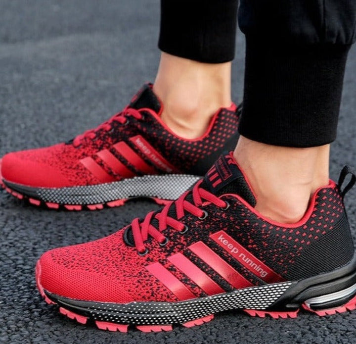 Lekkie ortopedyczne sneakersy - AeroFlex-Niebieski-36-Trend Polska