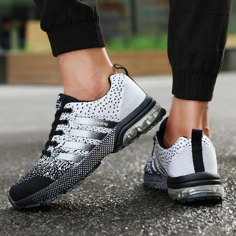 Lekkie ortopedyczne sneakersy - AeroFlex-Niebieski-36-Trend Polska