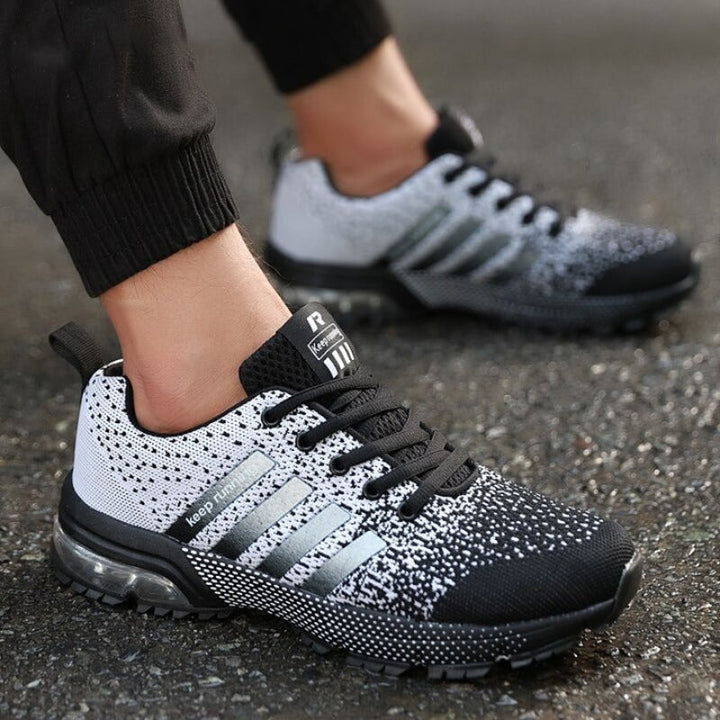 Lekkie ortopedyczne sneakersy - AeroFlex-Niebieski-36-Trend Polska