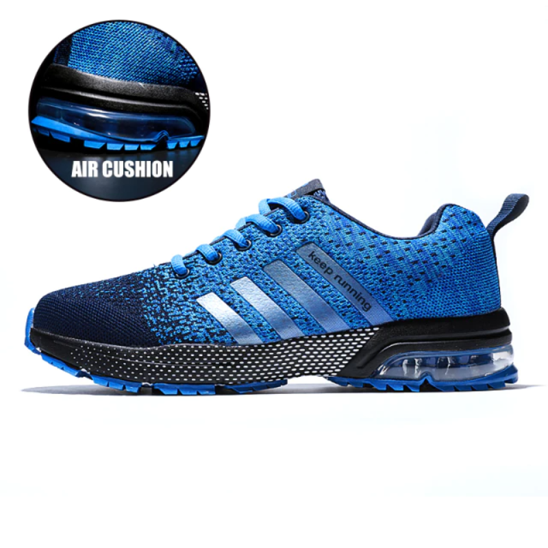 Lekkie ortopedyczne sneakersy - AeroFlex-Niebieski-36-Trend Polska