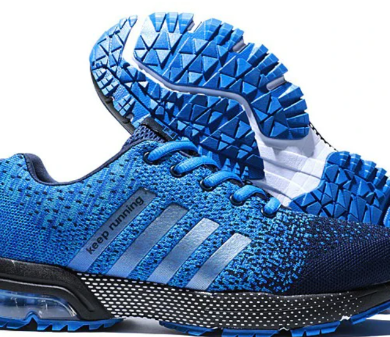 Lekkie ortopedyczne sneakersy - AeroFlex-Niebieski-36-Trend Polska