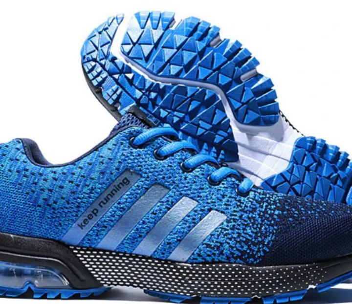 Lekkie ortopedyczne sneakersy - AeroFlex-Niebieski-36-Trend Polska