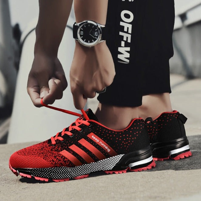 Lekkie ortopedyczne sneakersy - AeroFlex-Niebieski-36-Trend Polska