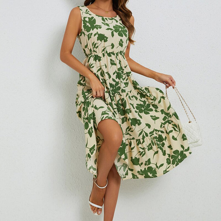 Letnia sukienka midi w kwiaty - Fenna-XS-Trend Polska