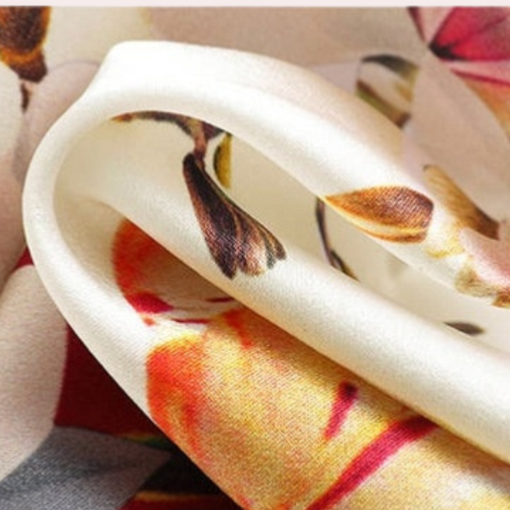 Letnie damskie t-shirt z nadrukiem kwiatowym – Rivka-Czerwony-M-Trend Polska