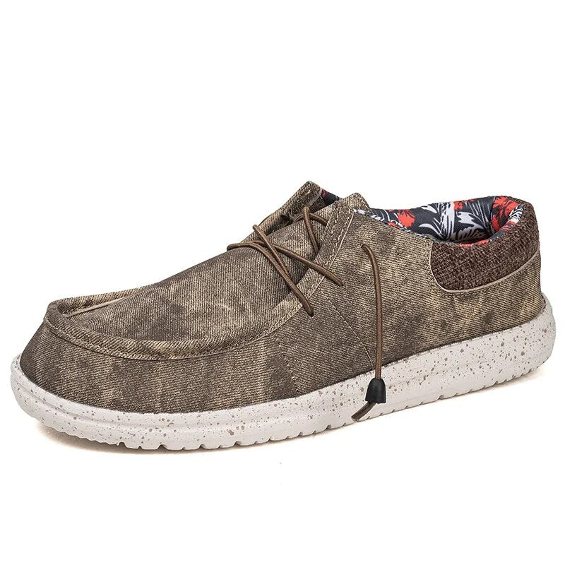 Letnie męskie loafersy – Tobias-Khaki-40-Trend Polska