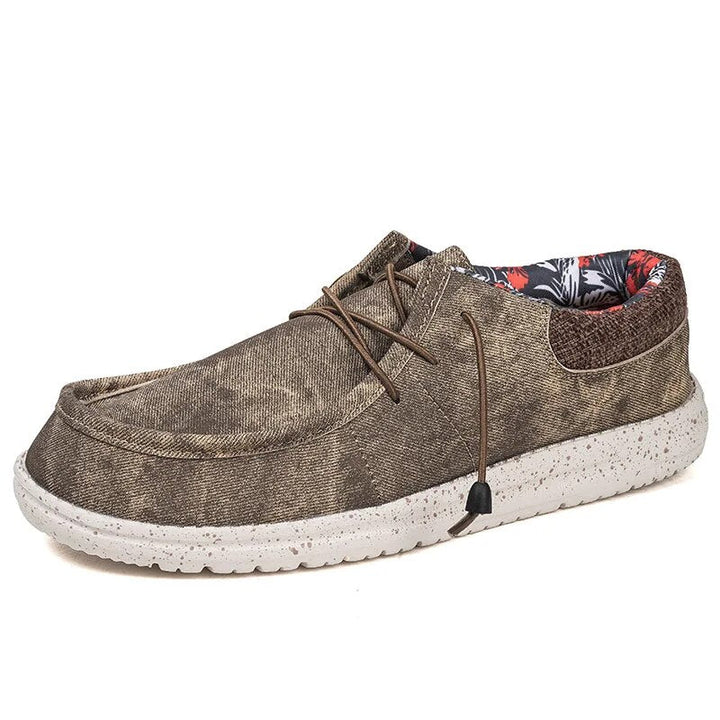 Letnie męskie loafersy – Tobias-Khaki-40-Trend Polska