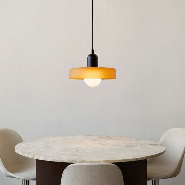 Bauhaus Colored Glass Pendant Light 5