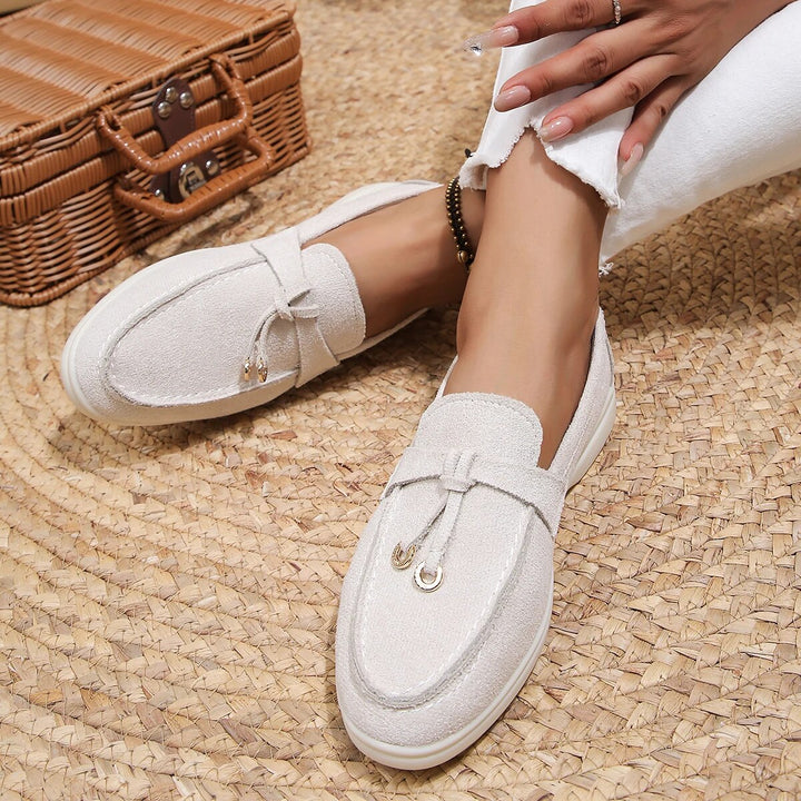 Loafers Komfortowe - Avery-Biały-36-Trend Polska