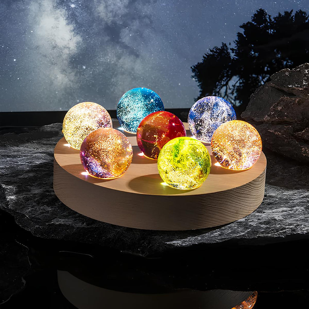 Lśniące Kosmiczne Kryształy - AstroGlow Orby-Okrągły-Trend Polska
