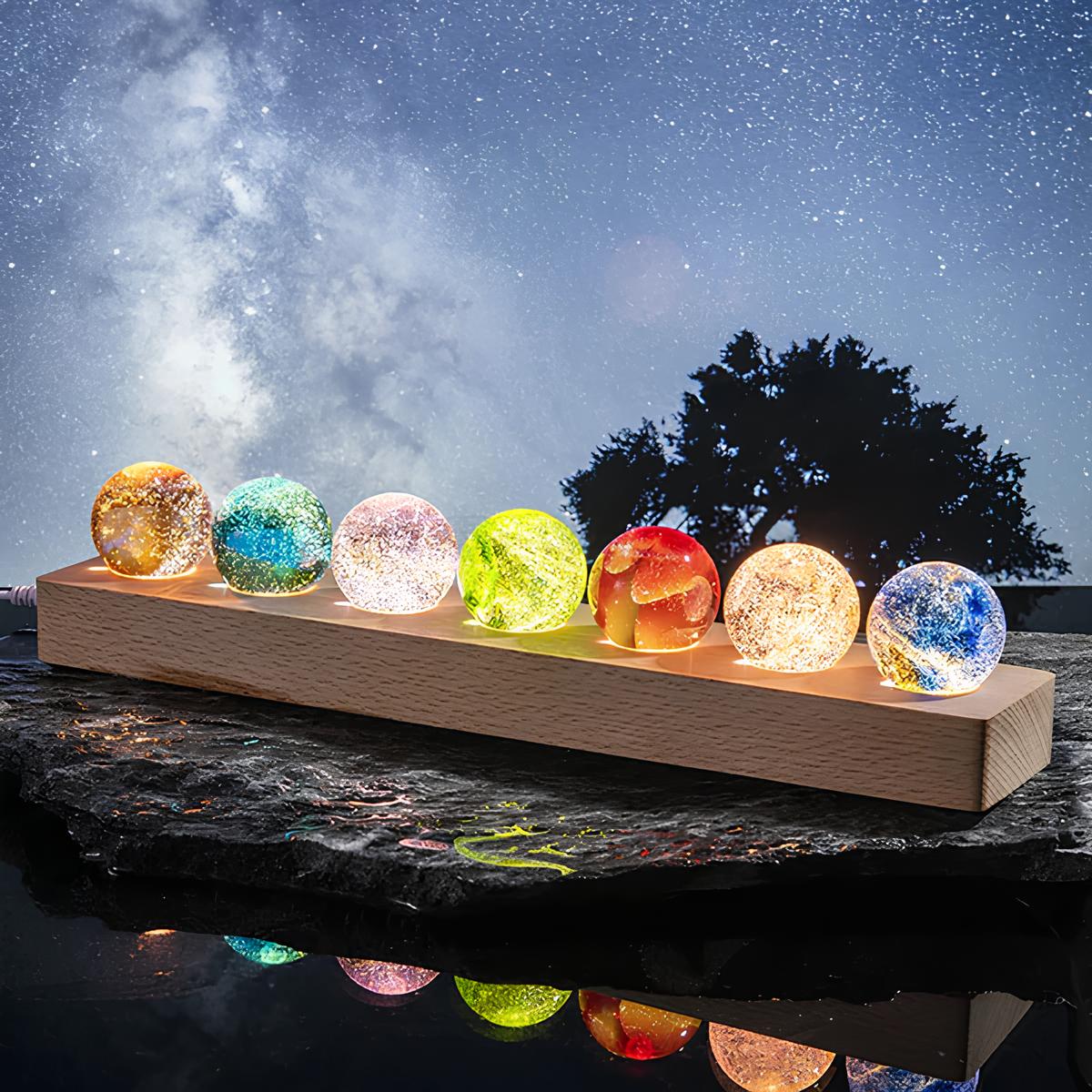 Lśniące Kosmiczne Kryształy - AstroGlow Orby-Prostokąt-Trend Polska