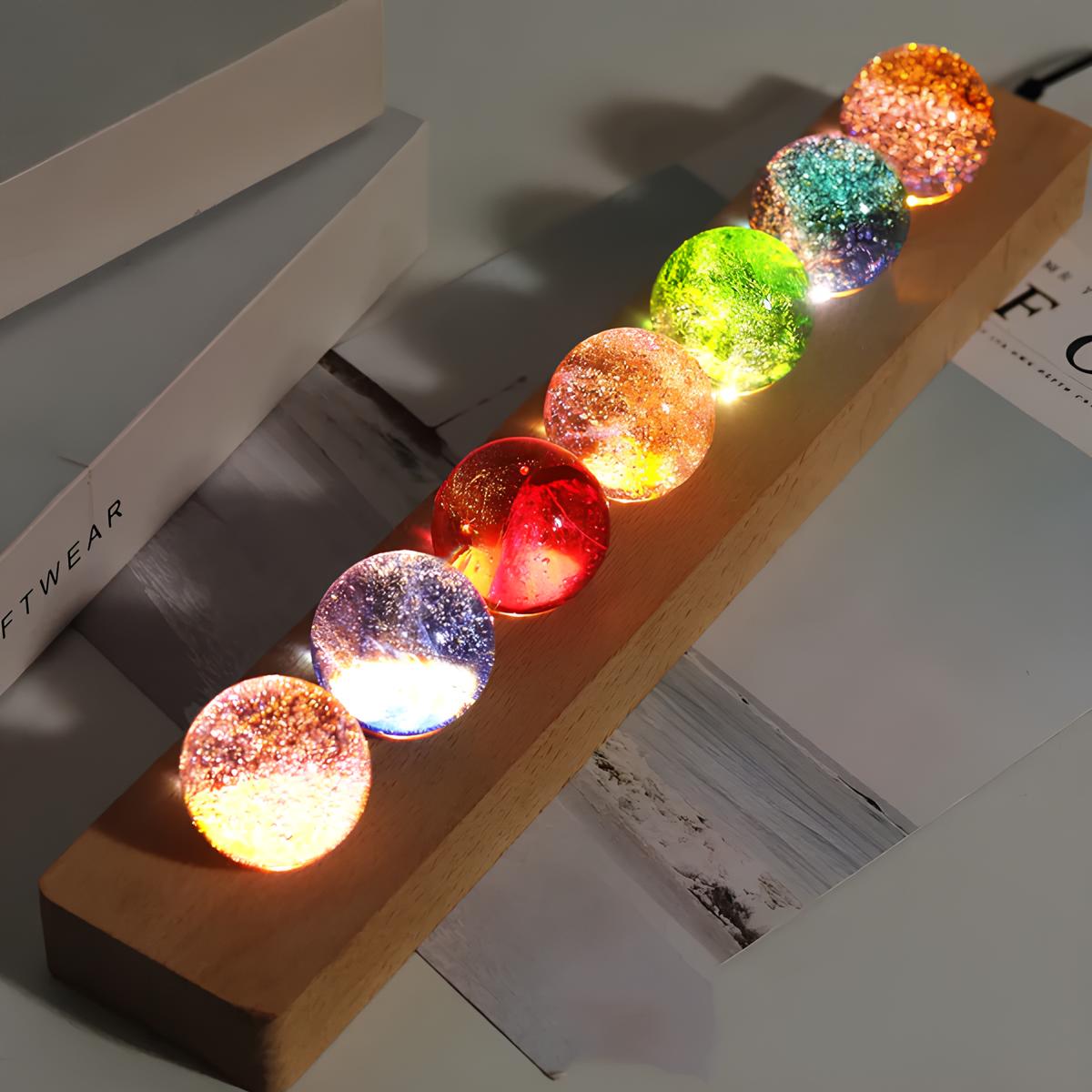 Lśniące Kosmiczne Kryształy - AstroGlow Orby-Prostokąt-Trend Polska