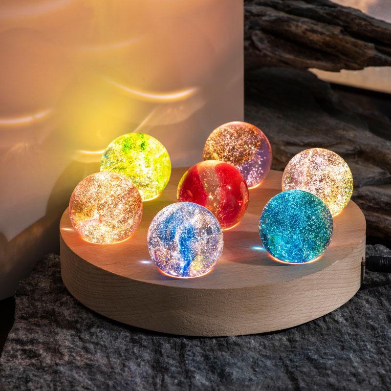 Lśniące Kosmiczne Kryształy - AstroGlow Orby-Prostokąt-Trend Polska