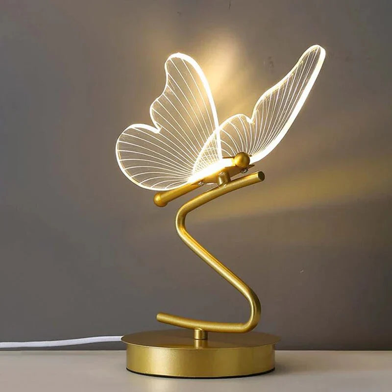 Luksowa lampa stołowa LED Motyl - ButterflyLuxe-Trend Polska