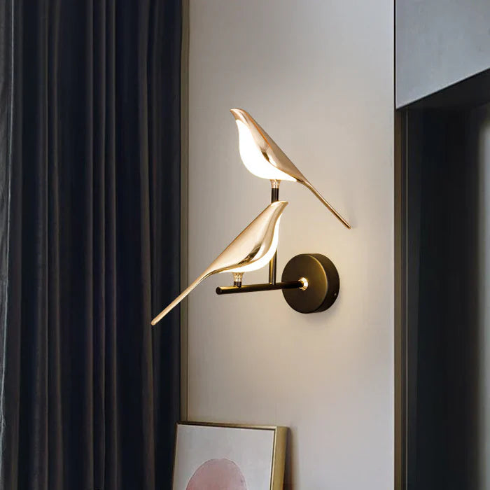 Luksowna i Stylowa Lampa Ścienna - OrionGlow-2 Ptak-Trend Polska