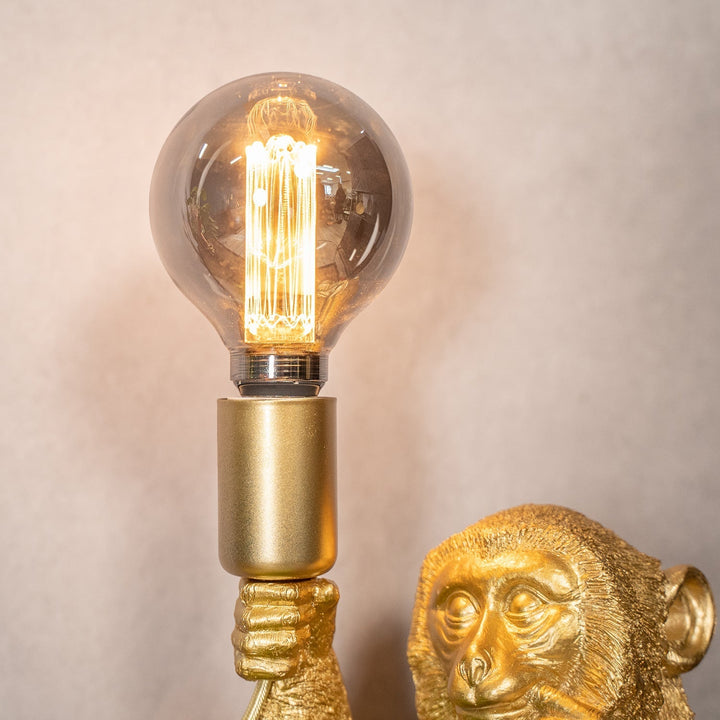 Luksowna lampa stołowa Złoty Małpka - GoldenChimp-Trend Polska