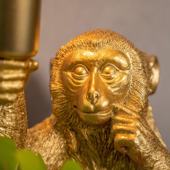 Luksowna lampa stołowa Złoty Małpka - GoldenChimp-Trend Polska