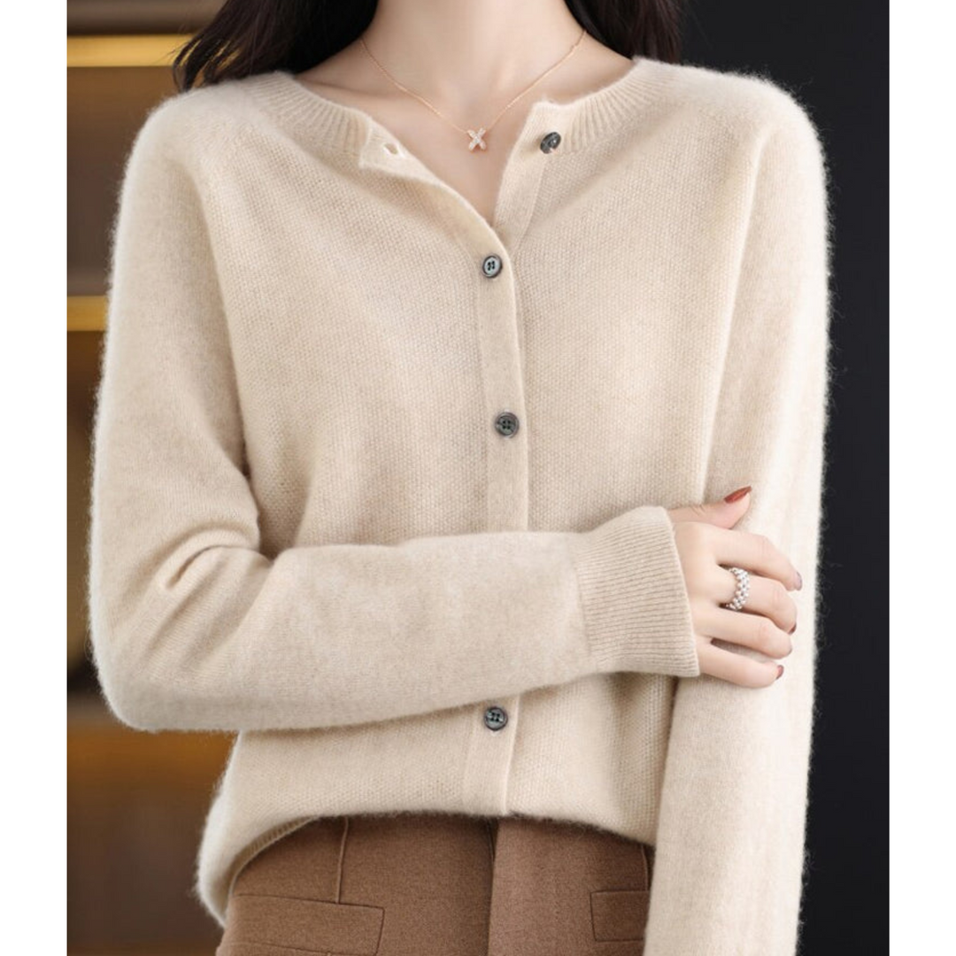 Luksusowa kamizelka damska - Aurora-Khaki-S-Trend Polska