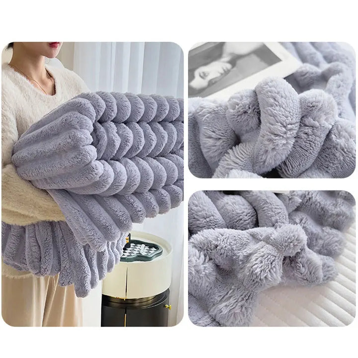 Luksusowa Kołdra - CozyWrap-Różowy-Trend Polska