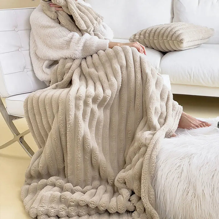 Luksusowa Kołdra - CozyWrap-Różowy-Trend Polska