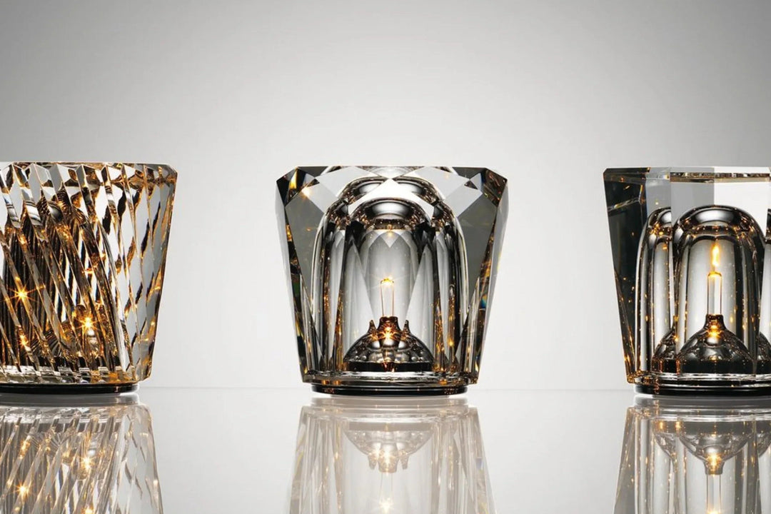 Luksusowa Ładowalna Lampa Stołowa Kryształowa Diament - Lumière Diament-Acrux-Trend Polska