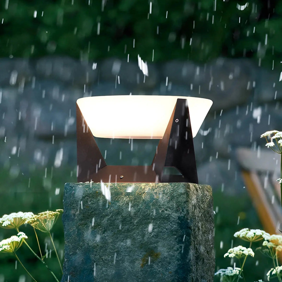 Luksusowa lampa ogrodowa solarna w stylu japońskim - ZenGlow-Trend Polska
