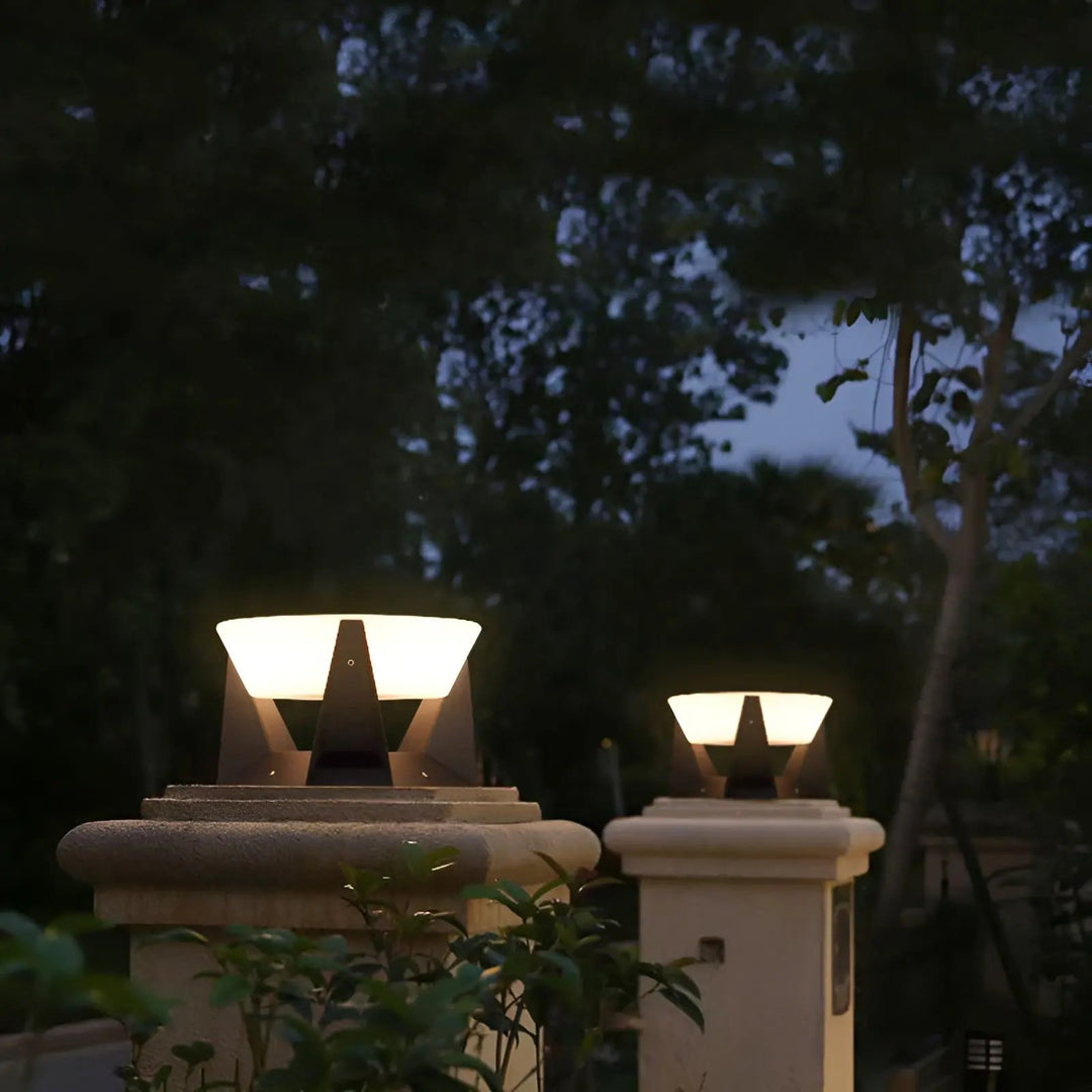 Luksusowa lampa ogrodowa solarna w stylu japońskim - ZenGlow-Trend Polska