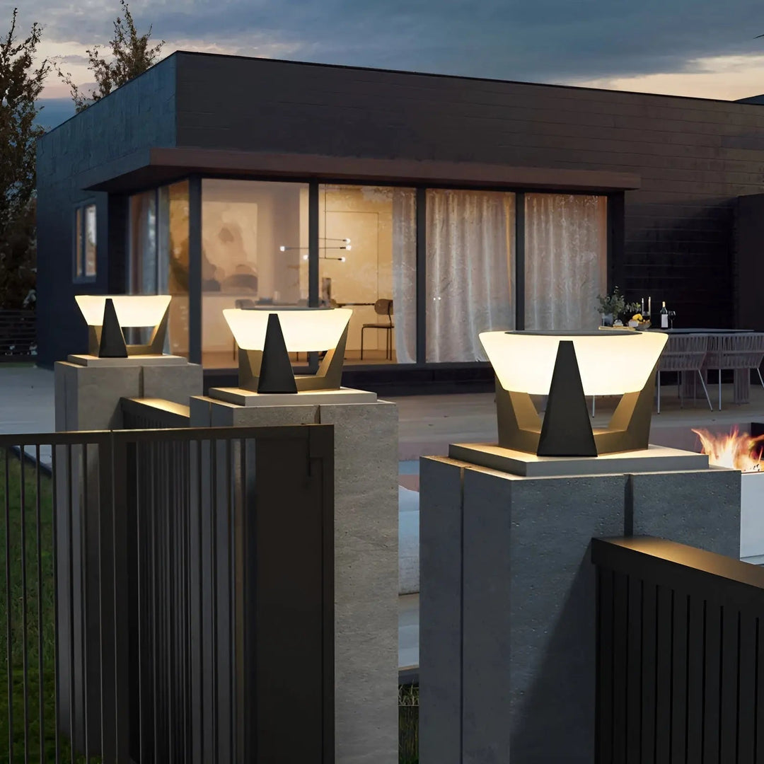 Luksusowa lampa ogrodowa solarna w stylu japońskim - ZenGlow-Trend Polska