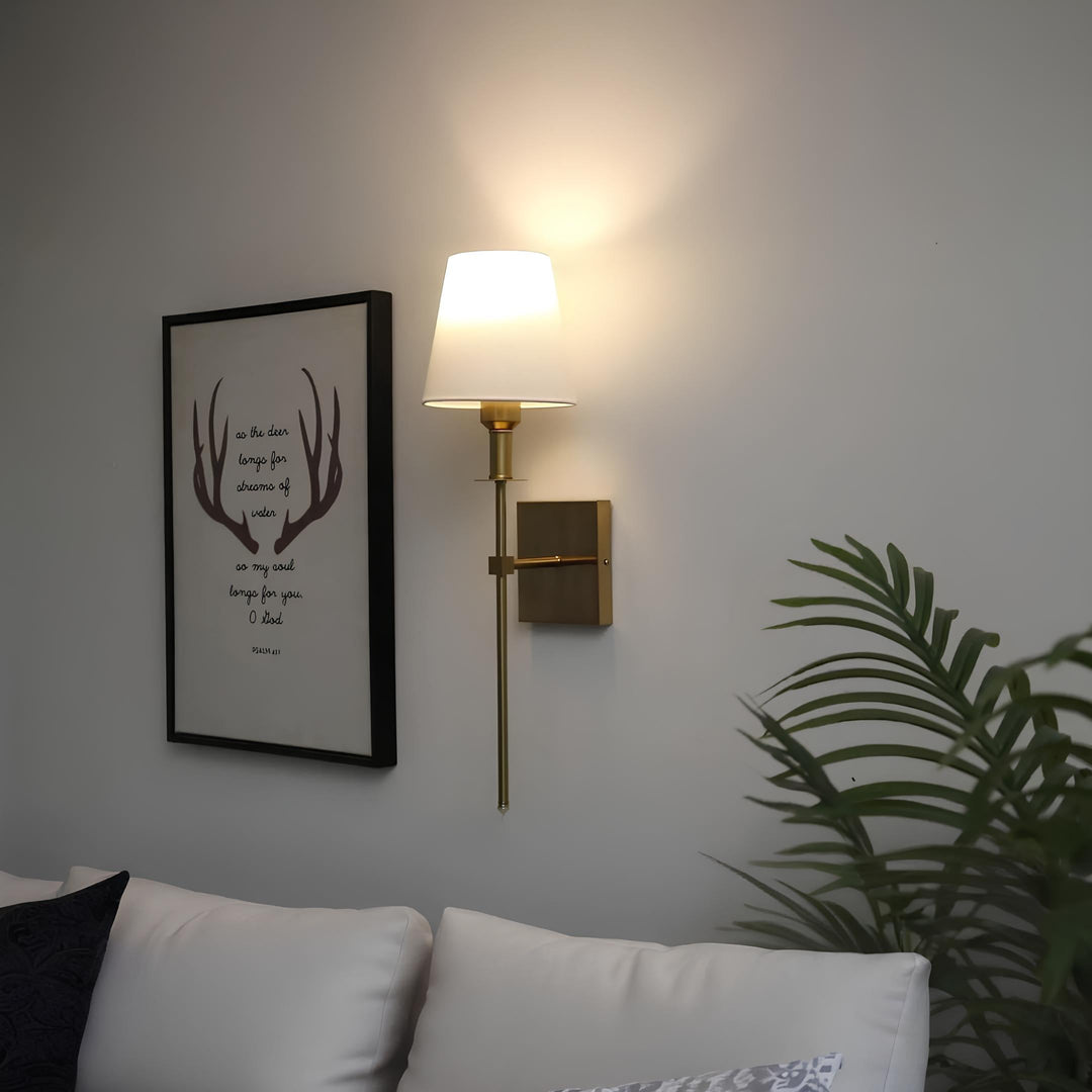 Luksusowa lampa ścienna bezprzewodowa - LumaElegance-2-Złoto-Kwadrat-Trend Polska
