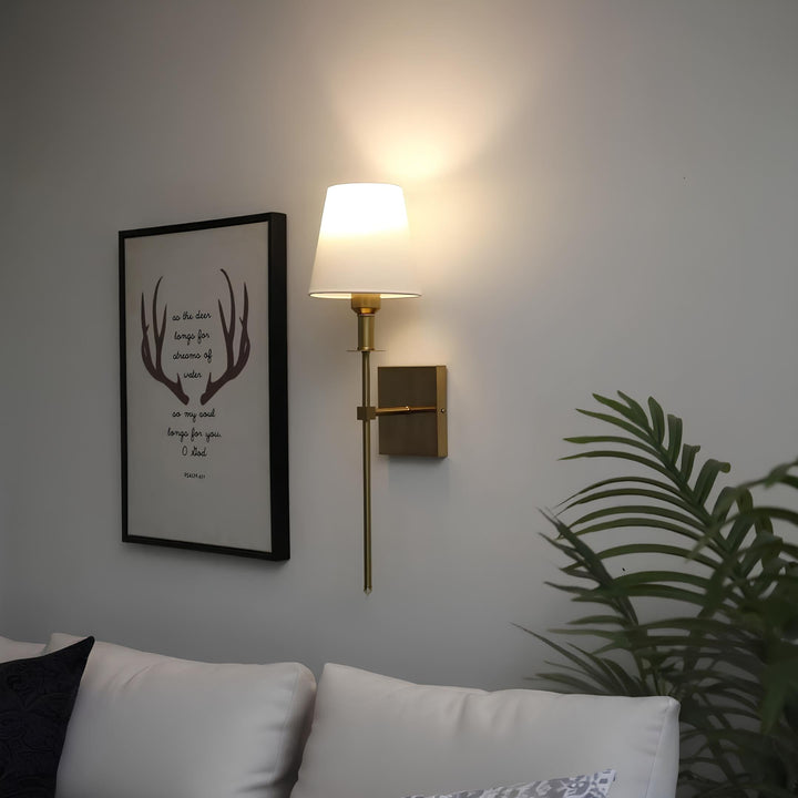 Luksusowa lampa ścienna bezprzewodowa - LumaElegance-2-Złoto-Kwadrat-Trend Polska