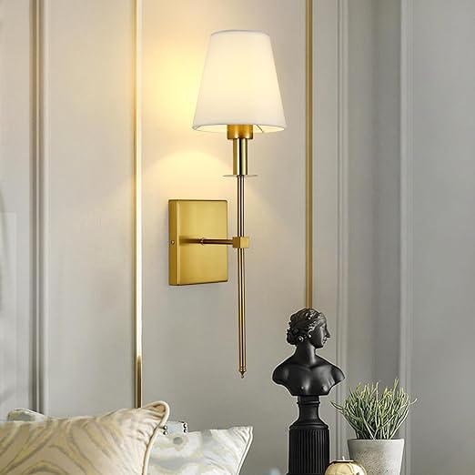 Luksusowa lampa ścienna bezprzewodowa - LumaElegance-2-Złoto-Kwadrat-Trend Polska