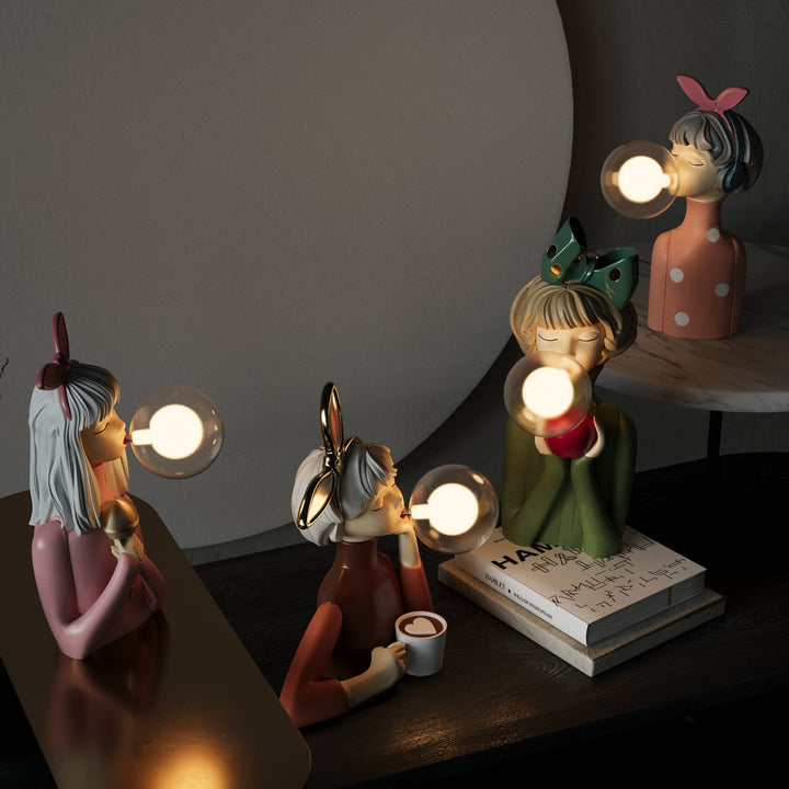 Luksusowa lampa stołowa do stylowego wnętrza - EleganceCraft-Lily-Trend Polska