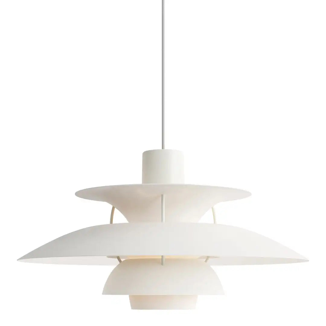 Luksusowa Okrągła Lampa Sufitowa - AeroLux-Biały-30 cm-Trend Polska