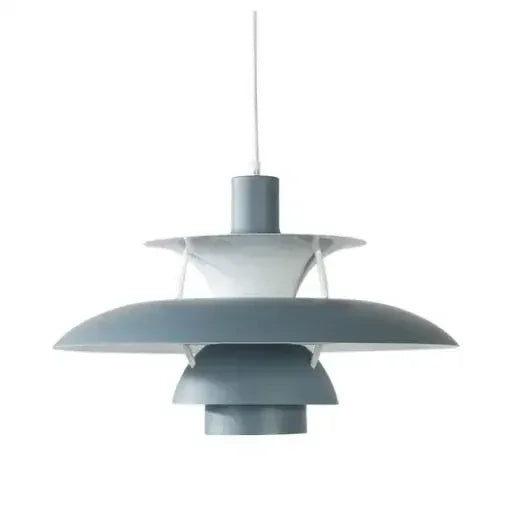 Luksusowa Okrągła Lampa Sufitowa - AeroLux-Ciemnoszary-30 cm-Trend Polska