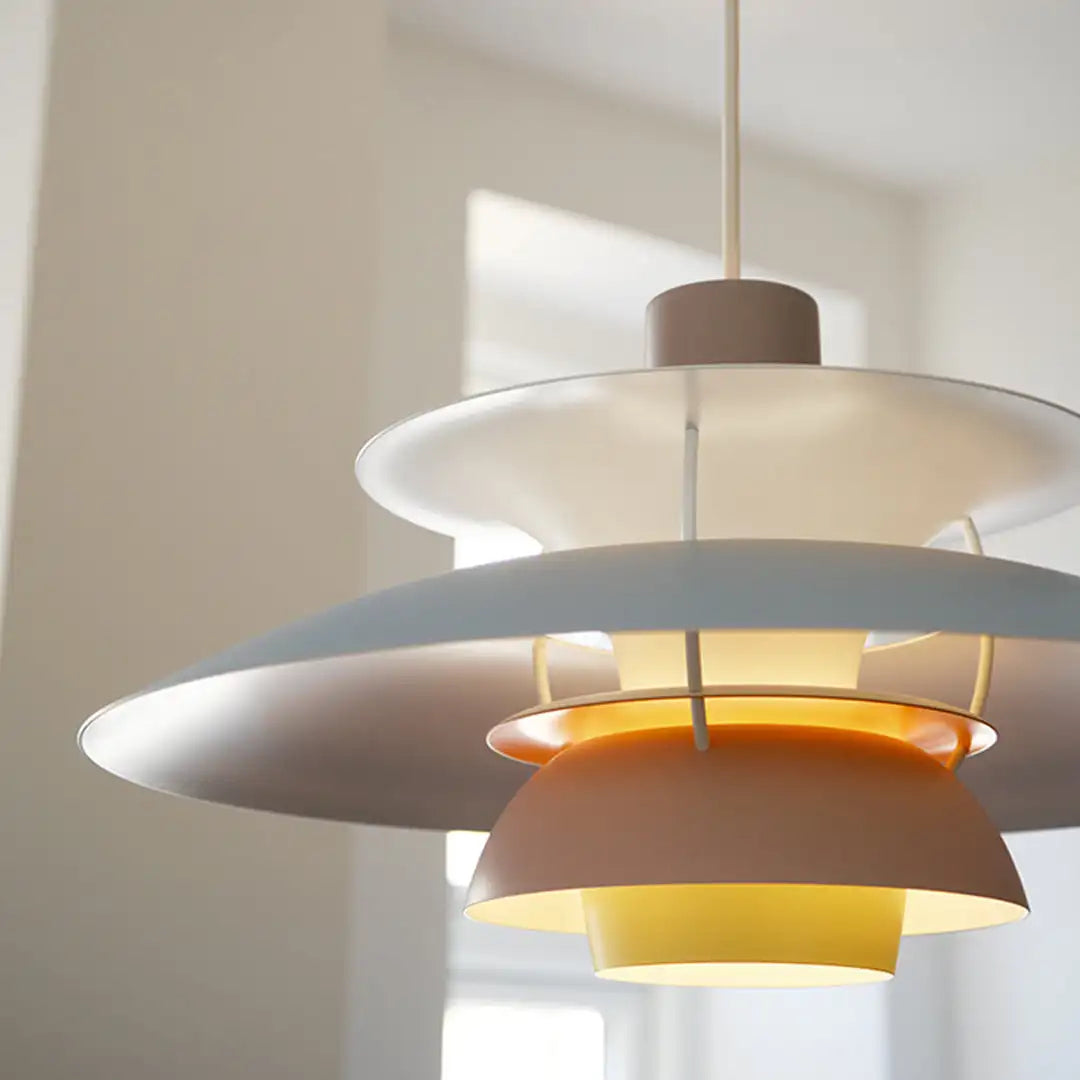 Luksusowa Okrągła Lampa Sufitowa - AeroLux-Biały-30 cm-Trend Polska