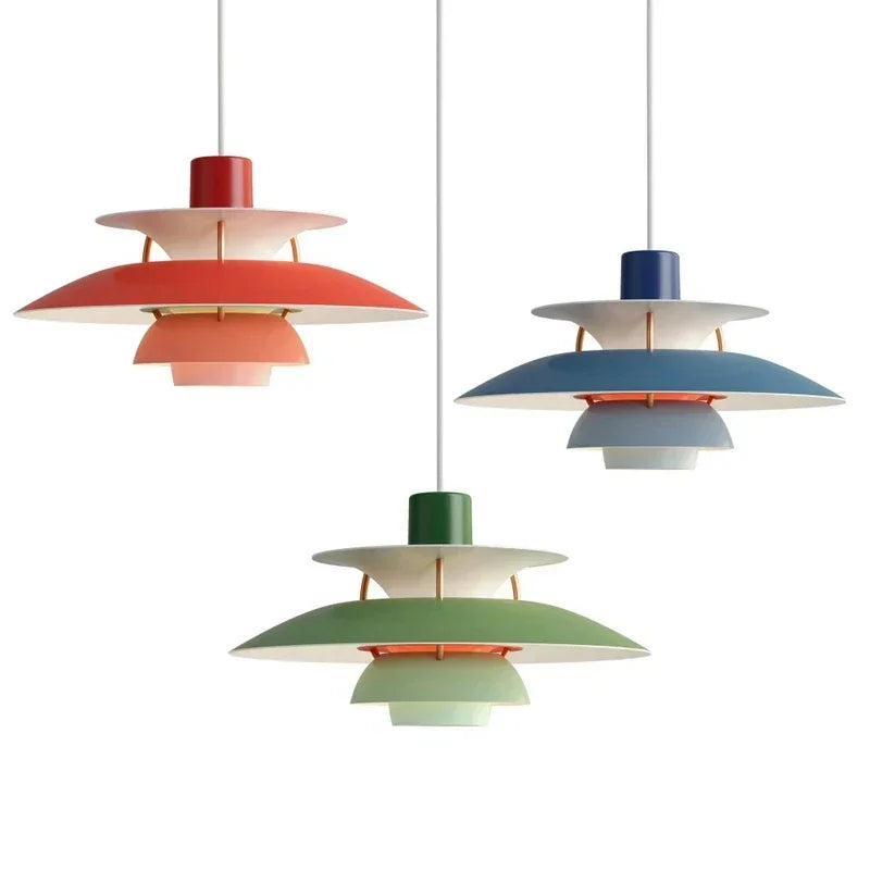 Luksusowa Okrągła Lampa Sufitowa - AeroLux-Biały-30 cm-Trend Polska