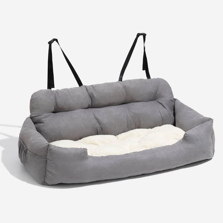 Luksusowa podróżna łóżko dla psów - PawsRest-Szary-Standard-Trend Polska