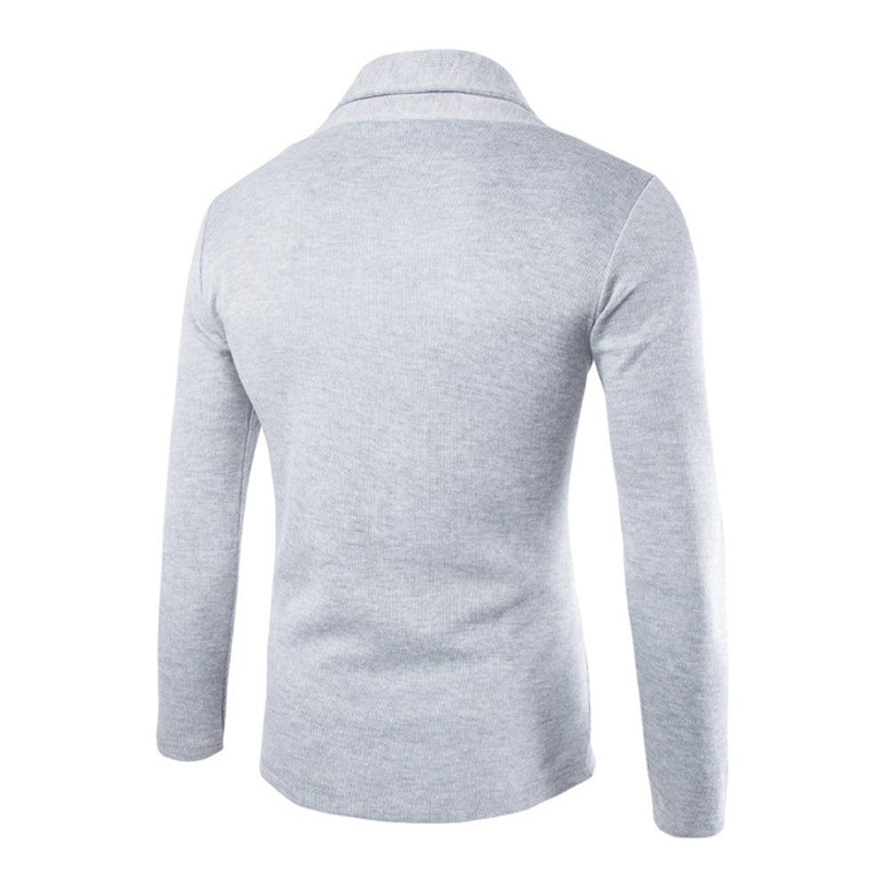 Luksusowa slim-fit stretch marynarka męska - Dominic-Czarny-XS-Trend Polska