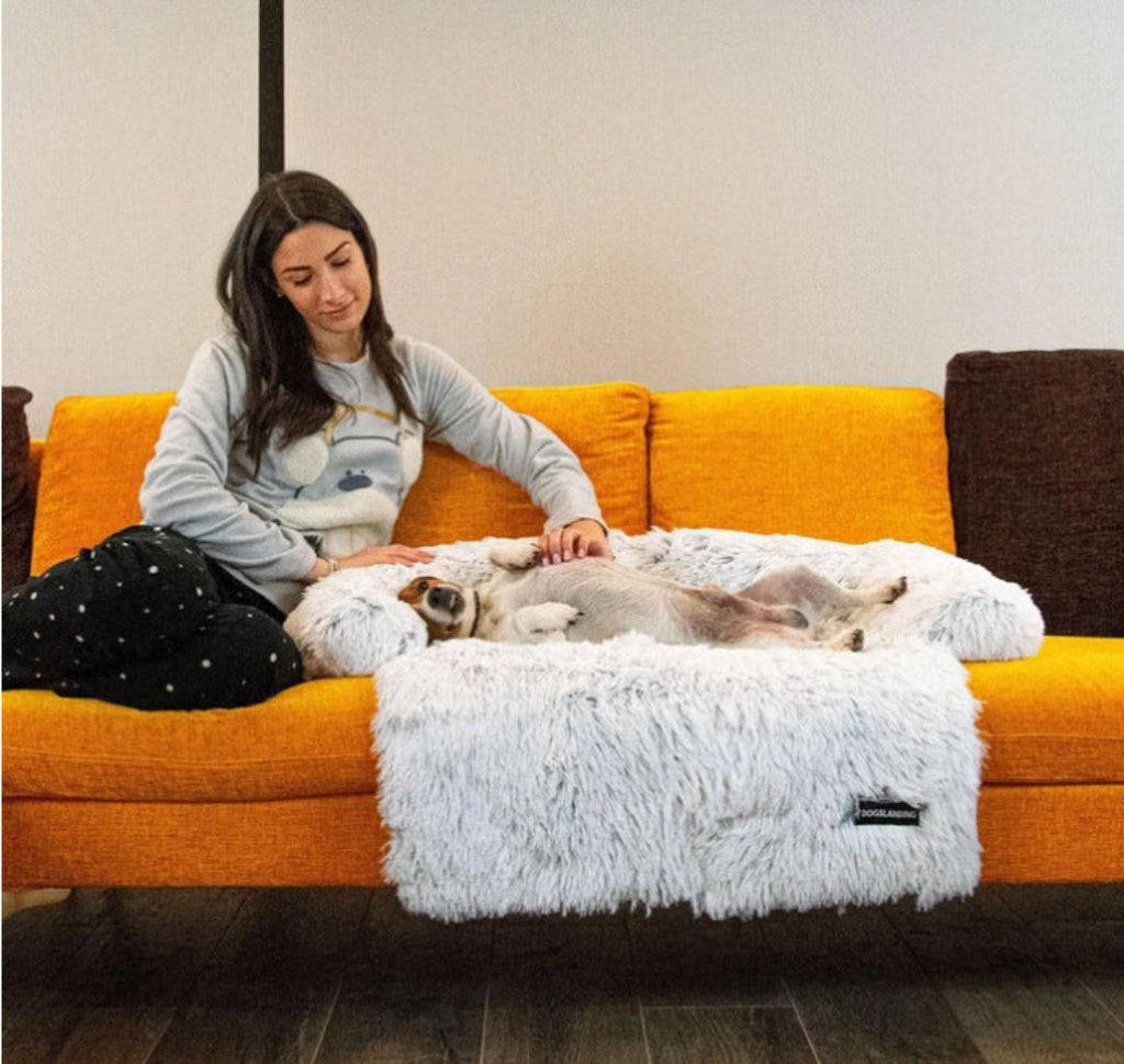 Luksusowa sofa dla psa - PawLounge-Szary-S (90x75x15 cm)-Nie można prać-Trend Polska