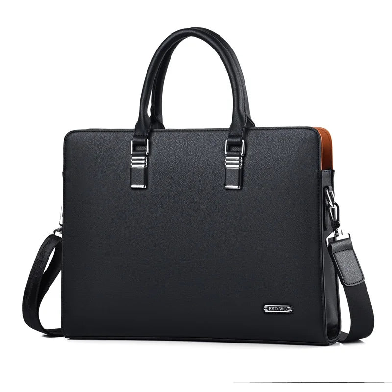 Luksusowa torba na laptopa dla mężczyzn – Portaro-Czarny-35.56 cm-Trend Polska