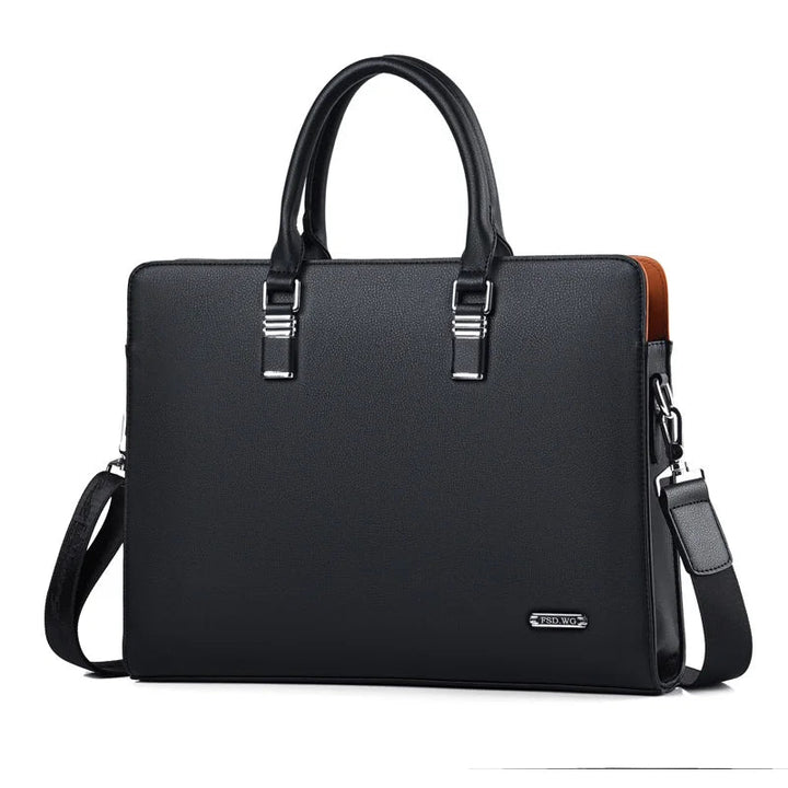 Luksusowa torba na laptopa dla mężczyzn – Portaro-Czarny-35.56 cm-Trend Polska