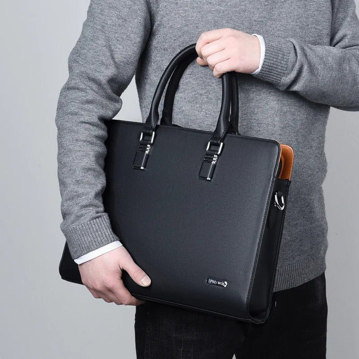 Luksusowa torba na laptopa dla mężczyzn – Portaro-Niebieski-35.56 cm-Trend Polska