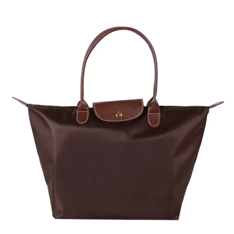 Luksusowa torebka damska Celeste – stylowa, wszechstronna i elegancka na co dzień, do biznesu i na wydarzenia-Kawa-S (30 x 23 x 12 cm)-Trend Polska