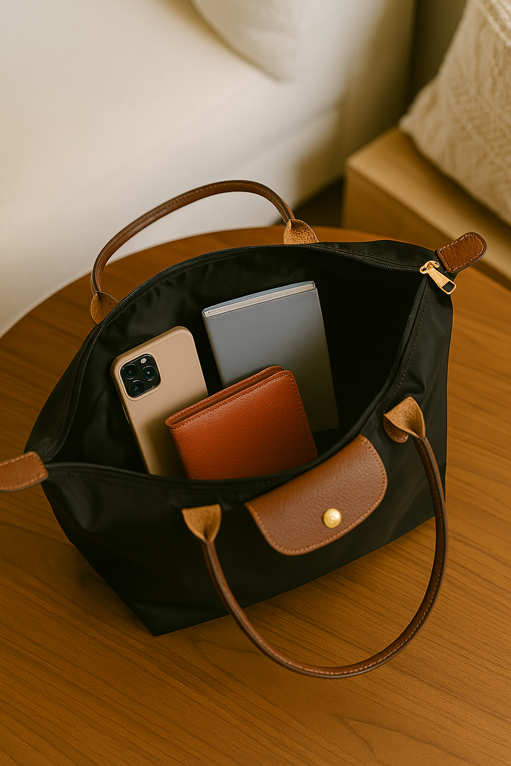 Luksusowa torebka damska Celeste – stylowa, wszechstronna i elegancka na co dzień, do biznesu i na wydarzenia-Czarny-S (30 x 23 x 12 cm)-Trend Polska