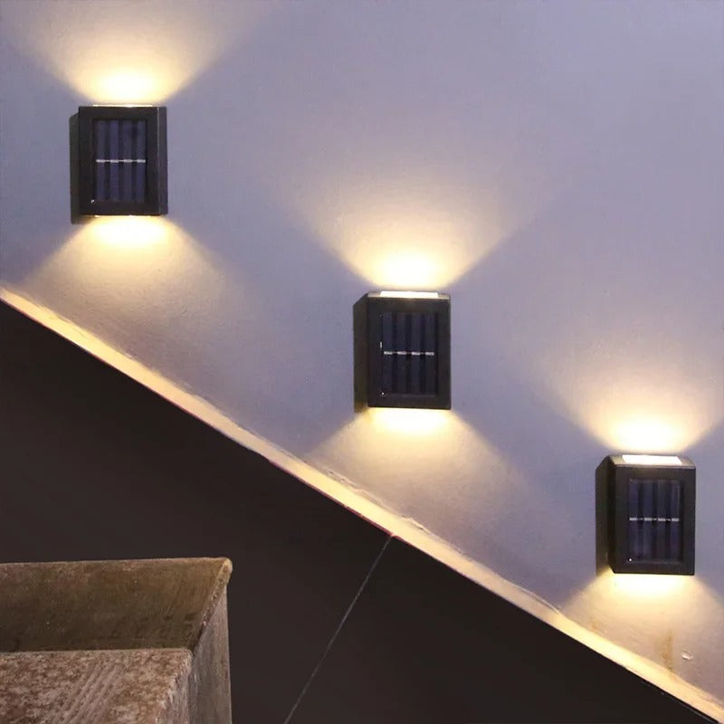 Luksusowe Bezprzewodowe Słoneczne Lampy LED na Ścianę - SolarGlow-1 Lampa-Trend Polska