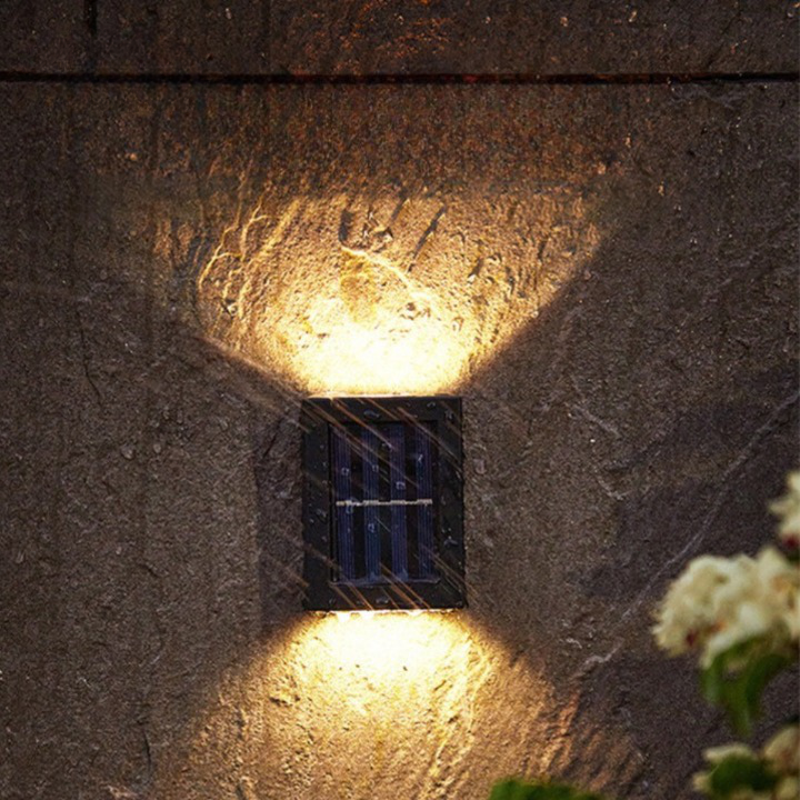 Luksusowe Bezprzewodowe Słoneczne Lampy LED na Ścianę - SolarGlow-1 Lampa-Trend Polska