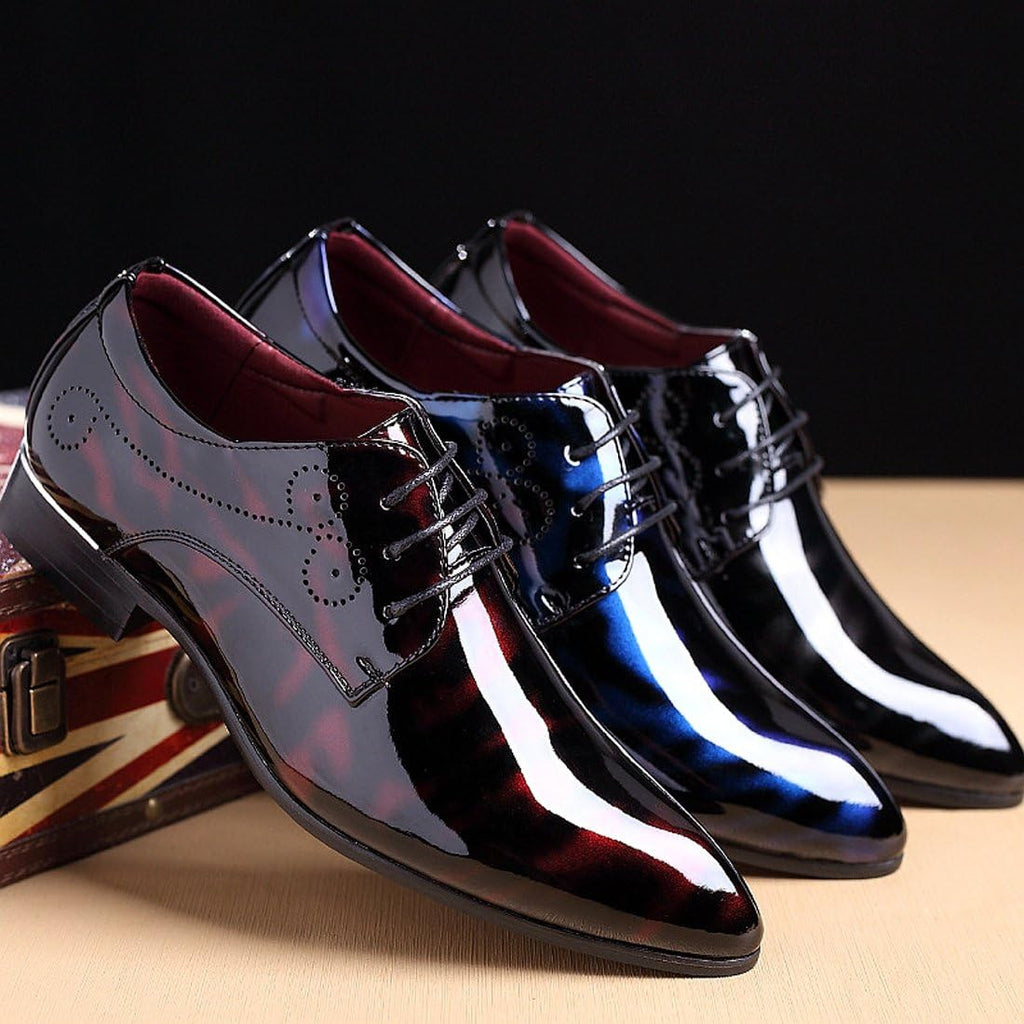 Luksusowe buty męskie - Michael-Niebieski-38-Trend Polska